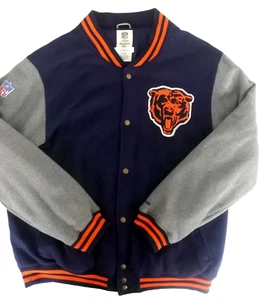 Team Issued Men's 2XL NFL Reebok Vintage Coach Worn LS Jacket Chicago Bears - Picture 1 of 11