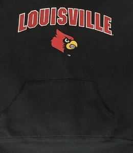 Vintage 70er 80er Louisville Cardinals Hoodie Sweatshirt Lg Jerzees Super Sweats - Bild 1 von 16