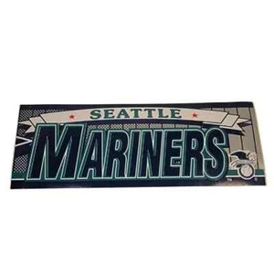 New Vintage Seattle Mariners Bumper Sticker - Picture 1 of 2