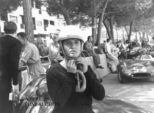 Ferrari 250F 1958 Grand Prix of Monaco Marie Theresa De Filippis driver paddock - Picture 1 of 1