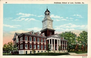 CARLISLE, PA. UNIVERSITY POSTCARD Dickson School of Law - Picture 1 of 2