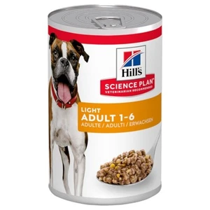 Hill's Science Plan Light Adult Wet Dog Food with Chicken Can - 6x370g, 12x370g - Picture 1 of 7