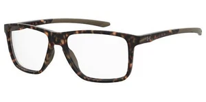 Montatura per occhiali da vista uomo Under Armour avana rettangolare opaca - UA5022 0N9P 00 - Foto 1 di 3