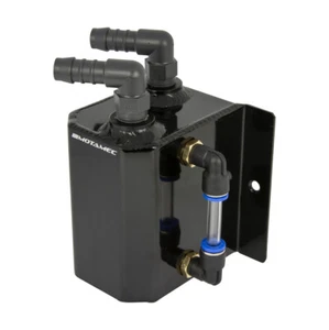 Motamec Alloy 0,5 l Mały zbiornik oleju Anodowany CZARNY - Zdjęcie 1 z 5