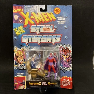 Marvel Toys Die Cast Professor X VS. Magneto - Marvel Comics X-Men Steel Mutant… - Image 1 of 2
