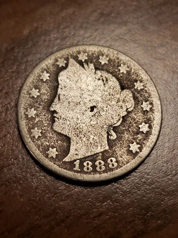 1888 Philadelphia Mint Liberty Nickel Cover