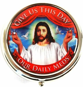 Jesus Pill Pill Box - Picture 1 of 4