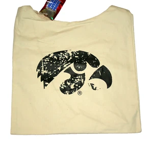 Borsa libro tela sport squadra calcio University Iowa Hawkeyes nuova etichette - Foto 1 di 2