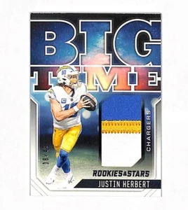 2023 Panini Rookies & Stars Justin Herbert Big Time 8/49 Patch Card Chargers - Picture 1 of 2