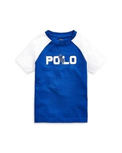 Polo Ralph Lauren Kids  Polo T-Shirt in Blue Size 5 - Picture 1 of 4