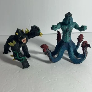 Schleich Eldrador Creatures Kraken Octopus & Monster Gorilla Discontinued - Bild 1 von 13