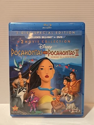 Pocahontas 1 & 2 (Blu-Ray + DVD, 3-Disc Set, Disney Special Edition) - Image 1 of 3