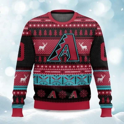 2025 Christmas Diamondbacks Personalized Ugly Sweater - Christmas Gift - Image 1 of 4