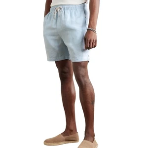 Onia Air Linen Men's Shorts Size Large Chambray Pale Blue Beach Travel Comfort - Picture 1 of 6