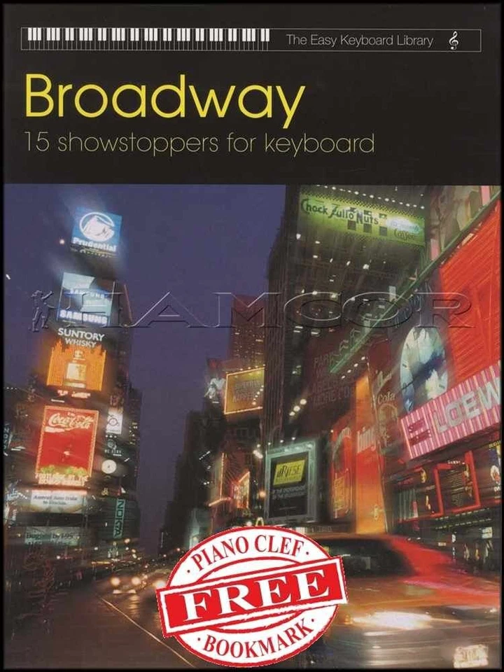 Broadway Easy Keyboard Library Music Book plus Key Signature Bookmark - Image 1 of 1