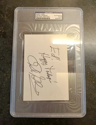 Frank Gorshin Signed Index Card PSA/DNA Slabbed Autograph Batman 66 The Riddler - Image 1 of 4