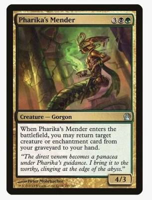 Pharika's Mender | MTG THS | Golgari Gorgon ETB Graveyard Recursion EDH | LP - Image 1 of 3