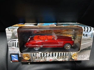 1949 RED BUICK 1:43 SCALE DIE-CAST NEW-RAY TOYS IN ORIGINAL BOX - Picture 1 of 14