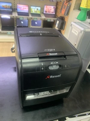 Rexel 2103060  AutoPlus 60X Cross Cut Paper Shredder - Black - Image 1 of 4