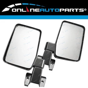 LH & RH Door Mirror Mirrors for Toyota Landcruiser FJ62 HJ60 HJ61 8/1987~1990 - Picture 1 of 8