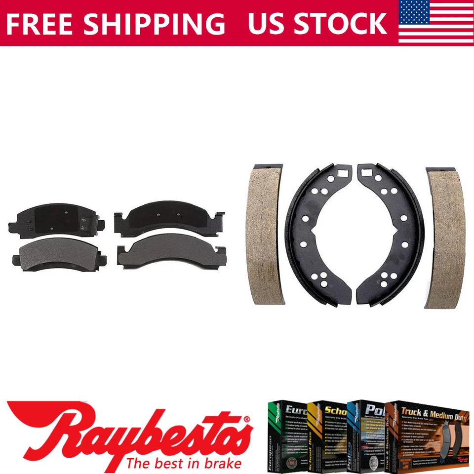 Pastillas de freno delanteras metálicas y zapatas traseras Element3 para Dodge W200 1975-1977 Foto 1 de 4