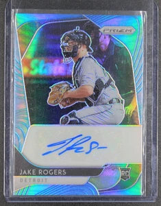 2020 Panini Prizm Rookie Red White & Blue /50 Jake Rogers #RA-JR Auto RC - Bild 1 von 2