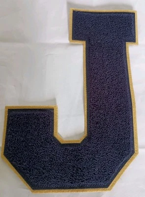 Wool Varsity Stadium Blanket University Lettermans Letter ONLY J Initial Craft - Image 1 of 4
