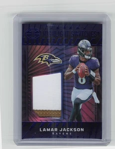 Muestras destacadas Panini Illusions Lamar Jackson 2024 azul #/99 2 colores - Imagen 1 de 2
