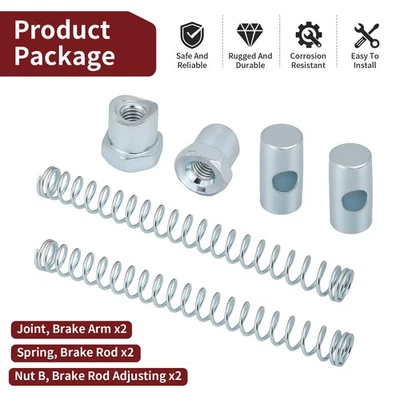 Tuerca de ajuste de resorte de varilla de freno trasera para Honda CT200 CT70 CT90 MR50 MT125 S65 S90 Foto 1 de 4