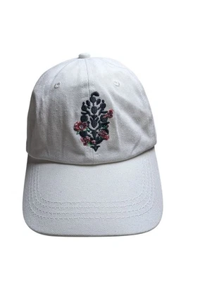 Free People Movement FP Baseball Cap White Womens OSFM Strapback Hat New NWT - Image 1 of 4