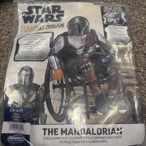 Disfraz Mono con Máscara Star Wars MANDALORIANO para Niños Talla Pequeña Edad 4-7 - Imagen 1 de 1