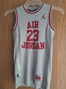 Nike Air Jordan Boys Kids Athletic Basketball Jersey Tank Top Gray  Size S P Ch - Picture 1 of 9