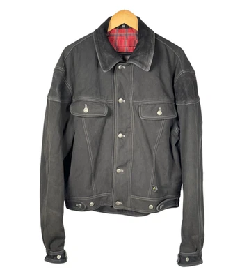 BMW MAVERICK Black Denim And Suede R1200c Jacket EU Sz 102 - US Sz 42L Moto - Image 1 of 4