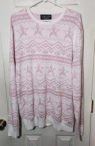 Jeffree Star Pink Glitter Snowflake Sweater Size XL - Picture 1 of 3