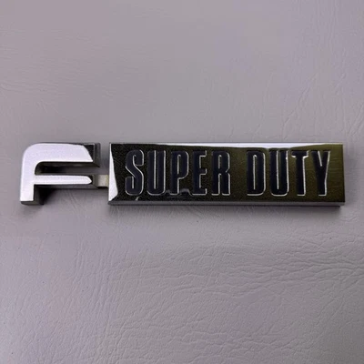 1987-1991 Ford F-Series F-Super Duty Fender Emblem Badge Logo E8TB-16702-BC OEM - Image 1 of 4