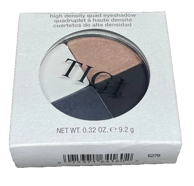 SOMBRA DE OJOS CUÁDRUPLE ALTA DENSIDAD TIGI COSMETICS 9,2 G - AHUMADA - NUEVA EN CAJA Foto 1 de 1
