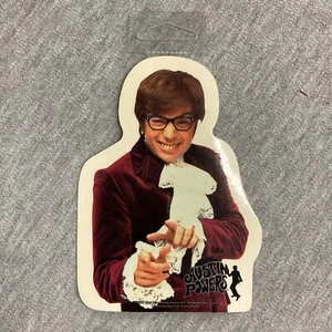 Calcomanía adhesiva vintage 1999 Austin Powers Mike Myers 5" x 3-3/4" - Imagen 1 de 3