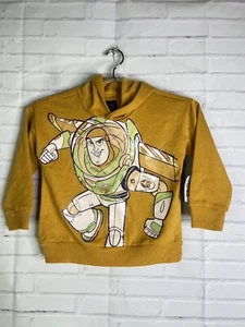 Disney Toy Story Buzz Lightyear Long Sleeve Hoodie Pullover Top Kids Boys 4T - Picture 1 of 7