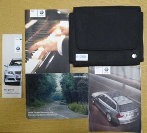 GENUINE BMW 3 SERIES TOURING F31 2005-2008 OWNERS MANUAL HANDBOOK PACK E-268 - Picture 1 of 7