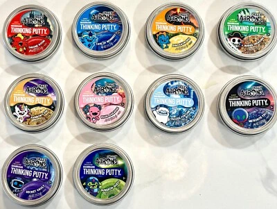Complete Set - Aaron's Crazy Thinking Putty Lost Treasure Guardians Brand New - Image 1 of 4