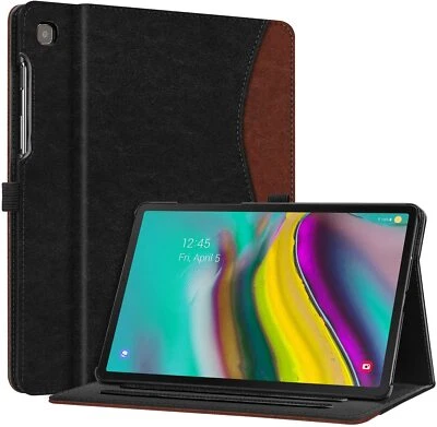 For Samsung Galaxy Tab S5e 10.5 2019 Case Multi-Angle Stand Cover with Pocket - Image 1 of 4