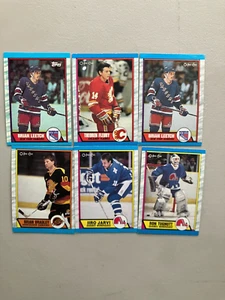 1989/90 Hockey Rookies Brian Leetch-Theoren Fleury-Brian Bradley-Ron Tugnutt + - Imagen 1 de 1