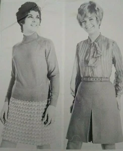 Vintage Mini-Skirt Sewing Pattern #6761 Waist 26" / 66cm Uncut - Picture 1 of 2