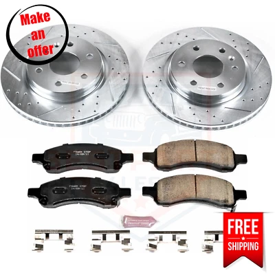 Powerstop K4657-36 Front Brake Disc and Pad Kit for 2008-2017 Buick Enclave Foto 1 de 4