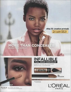 L'OREAL Beauty anuncio impreso en 1 página 2019 Maria Borges hermosa niña - Imagen 1 de 1