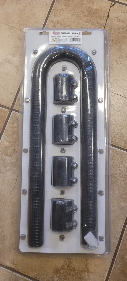 Manguera flexible de acero inoxidable Summit Racing 390148-BK Foto 1 de 1