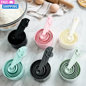 10pcs/Set Measuring Cups & Spoons Set for Measuring Dry/Liquid Kitchen Tools Set - Picture 1 of 20