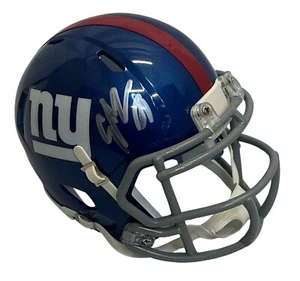 Jeremy Shockey autographed signed mini helmet New York Giants PSA - Picture 1 of 3