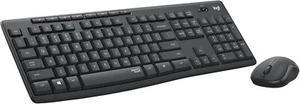 Logitech Mk295 Silent Wireless Keyboard Mouse Combo In Black - Picture 1 of 9