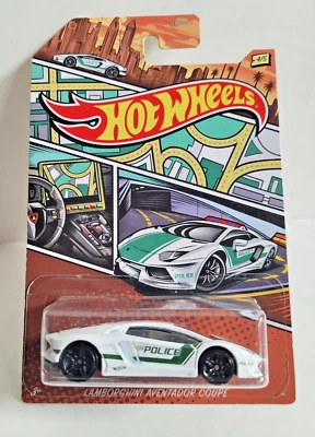 Hot Wheels 2020 HW Police Series 4/5 Dubai   Lamborghini Aventador Coupe White - Image 1 of 3